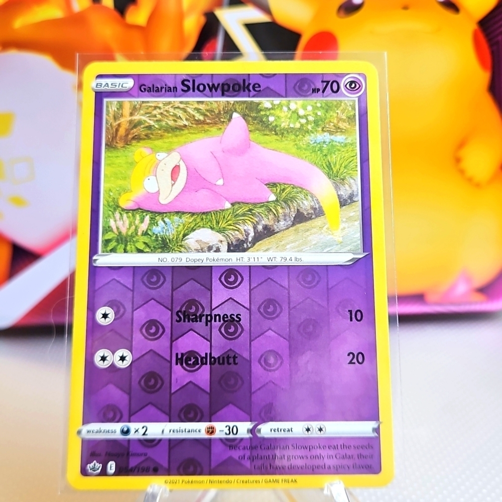 Galarian Slowpoke 054/198 Pokémon TCG Reverse Holo Rare